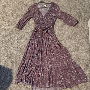 Long sleeve maxi dress